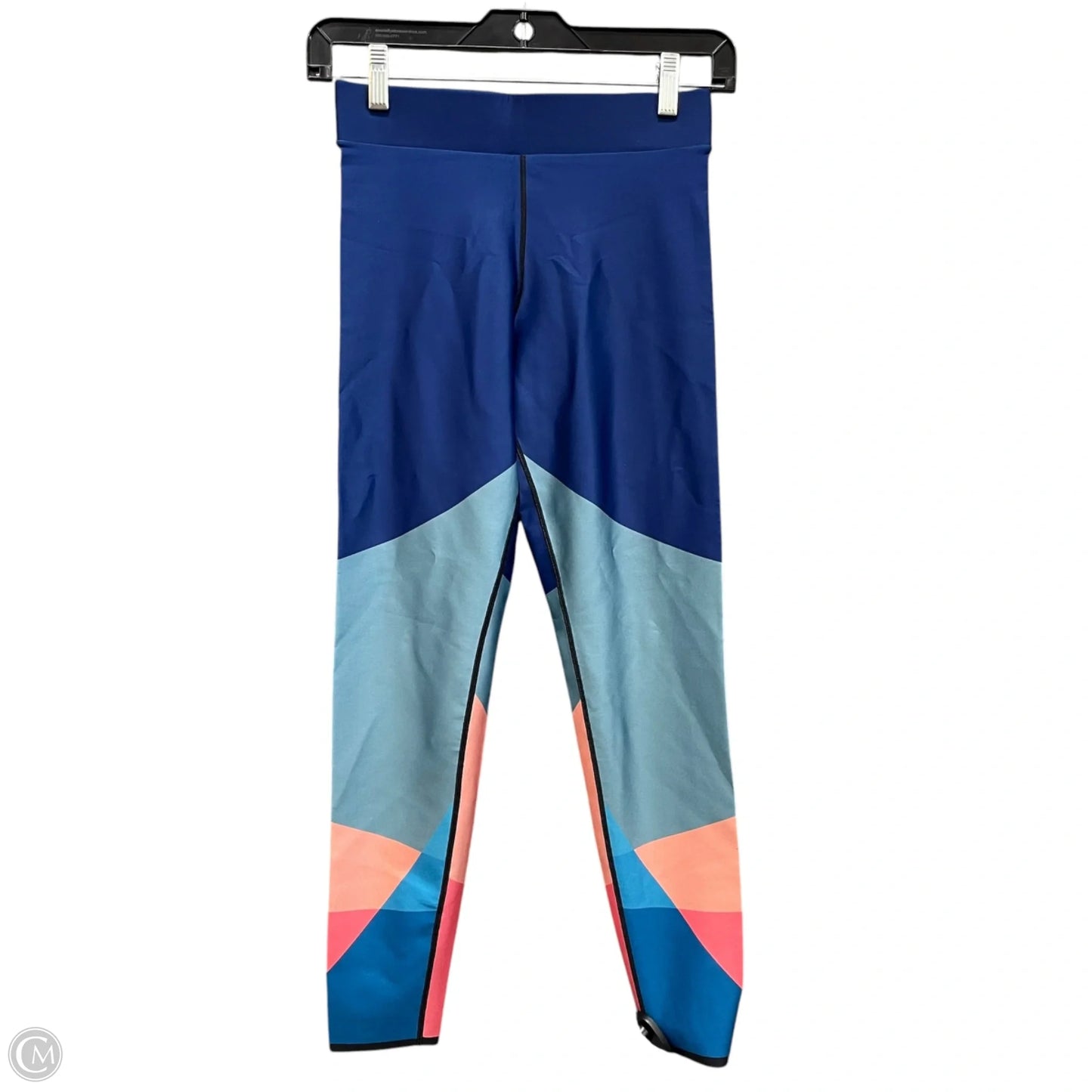 Athletic Capris By Cmc In Blue & Grey, Size: M