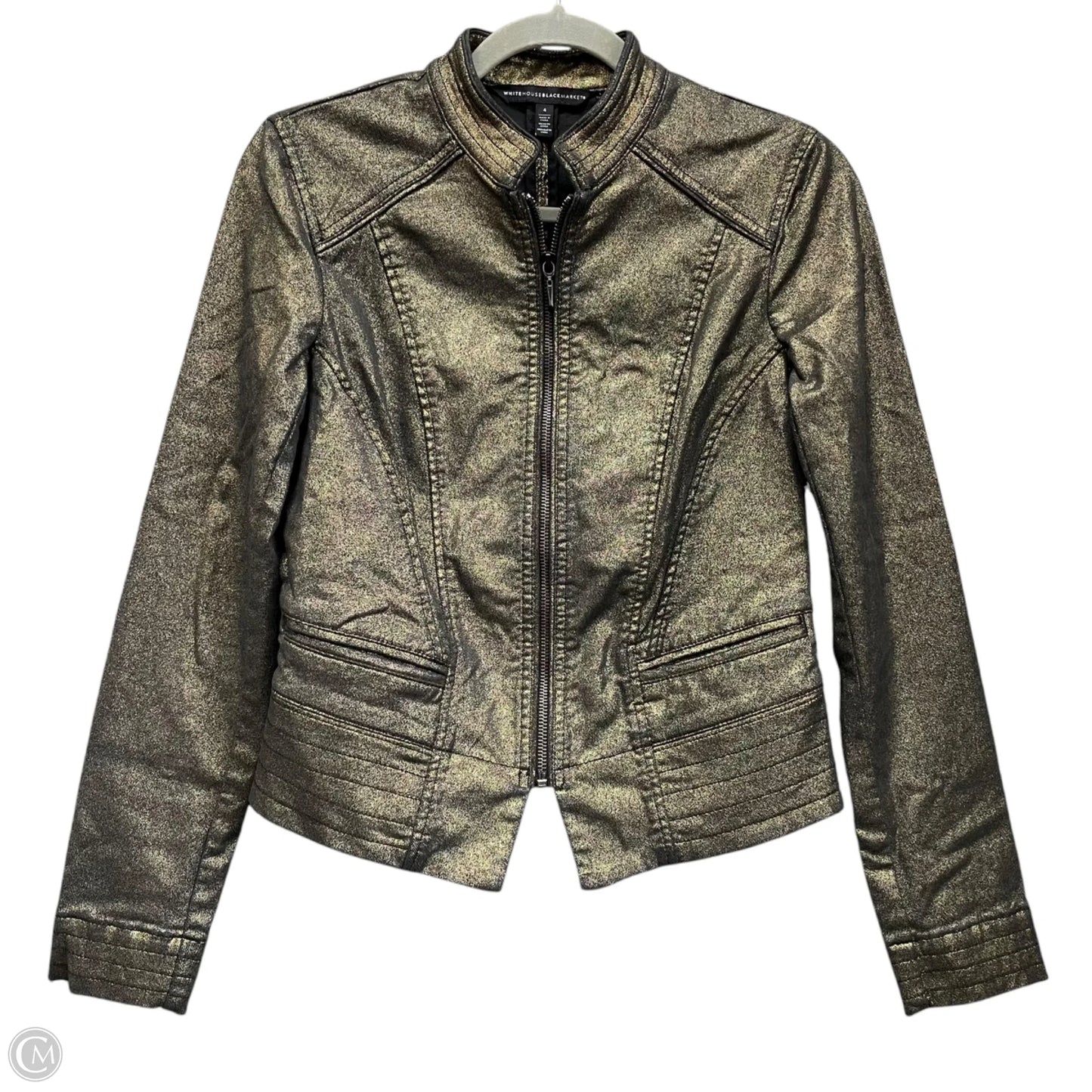 Jacket Other By White House Black Market In Black & Gold, Size: 4