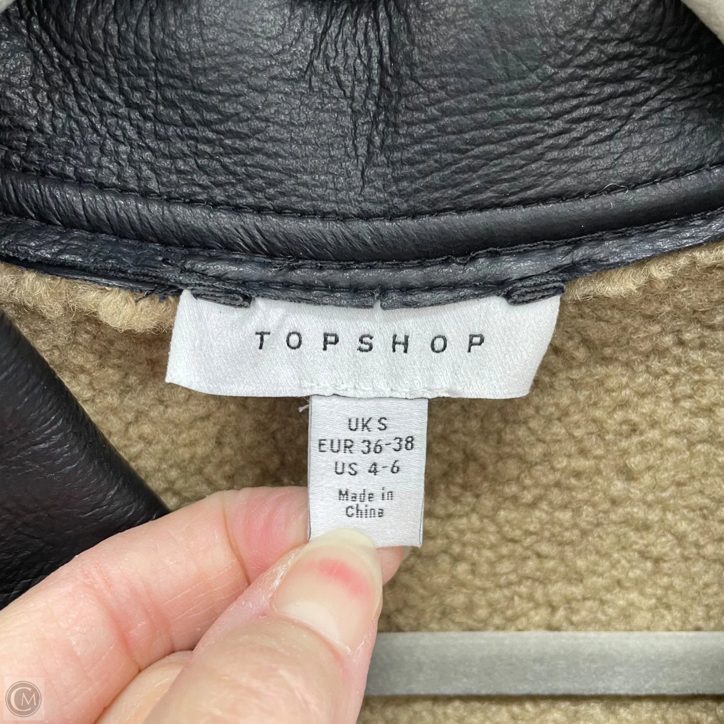 Vest Other By Top Shop In Black & Tan, Size: 6