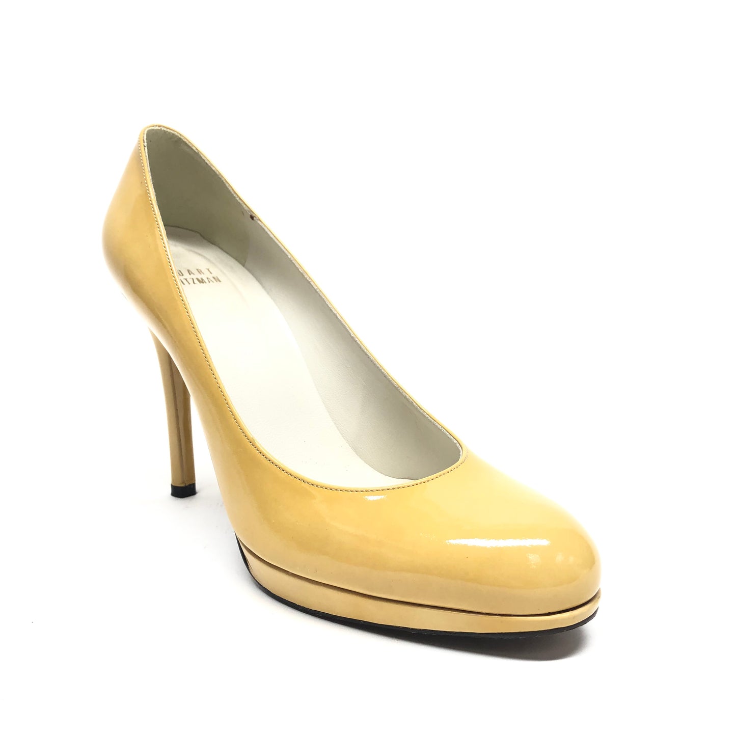 Shoes Designer By Stuart Weitzman In Yellow, Size: 8