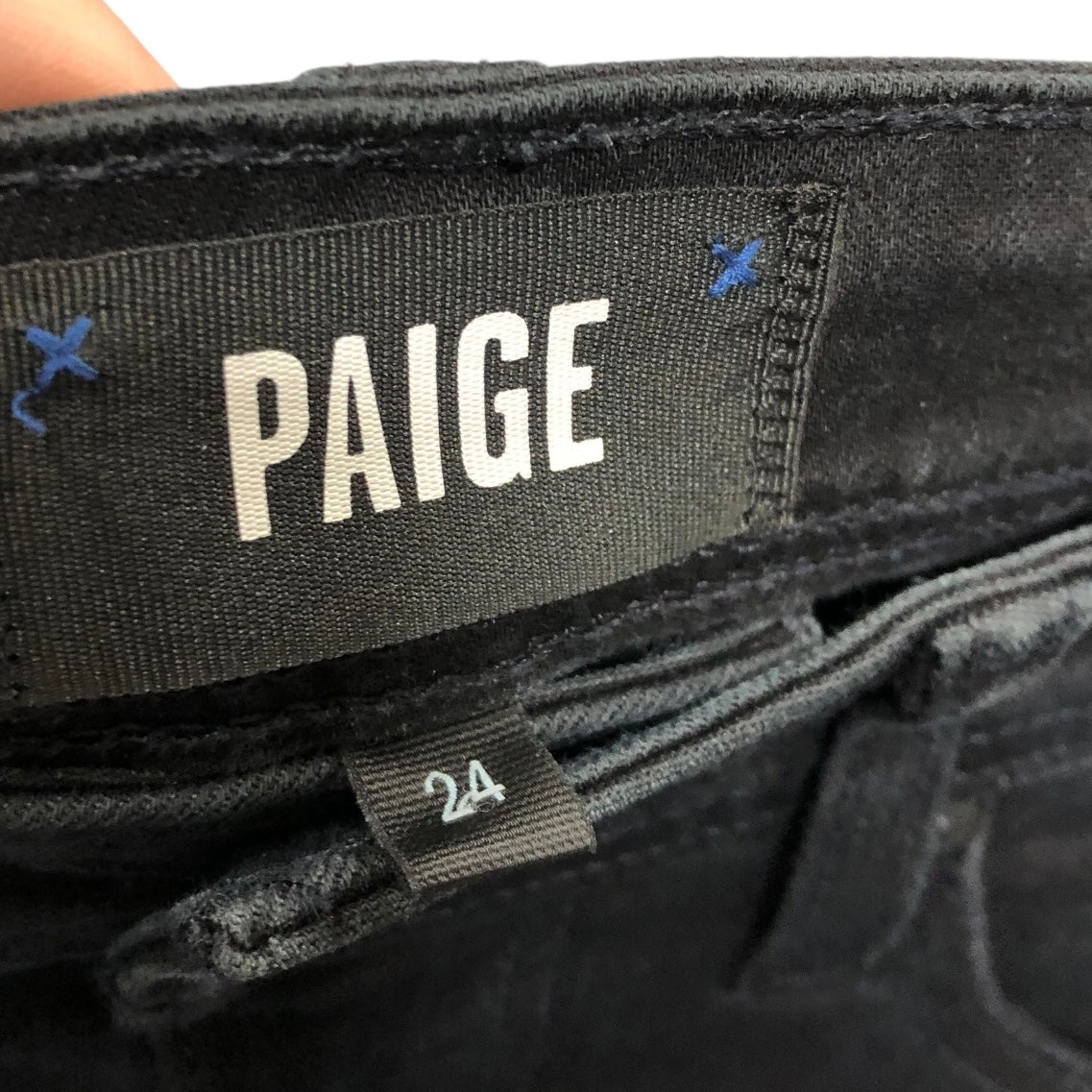 Jeans Boot Cut By Paige In Black, Size: 0