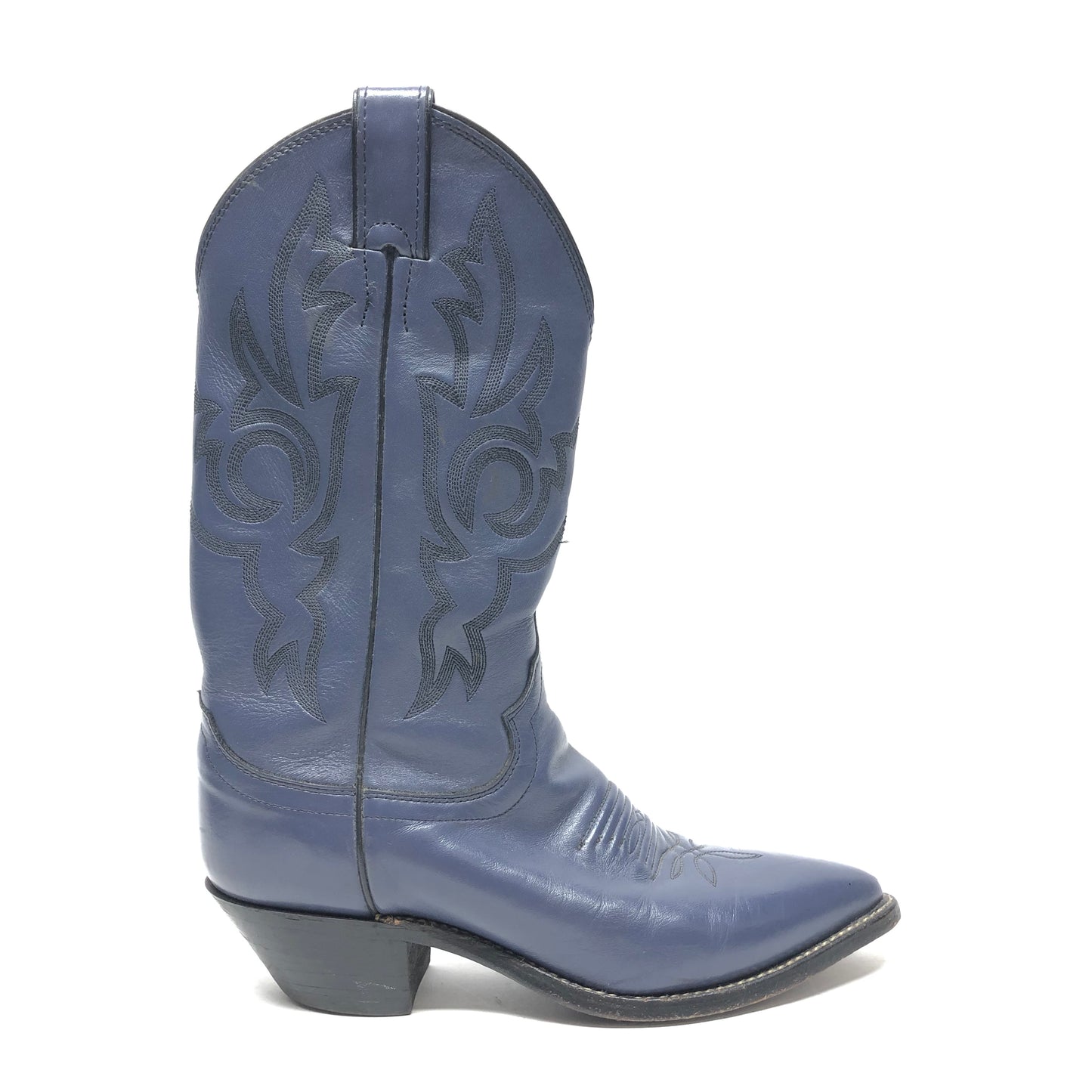 Boots Western By Justin In Blue, Size: 6.5