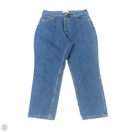 Jeans Straight By Everlane In Blue Denim, Size: 16