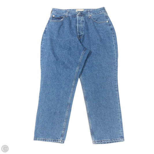Jeans Straight By Everlane In Blue Denim, Size: 16