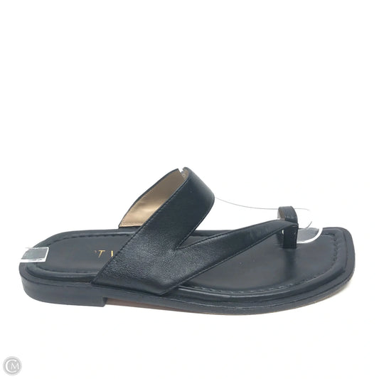 Sandals Designer By Stuart Weitzman In Black, Size: 7