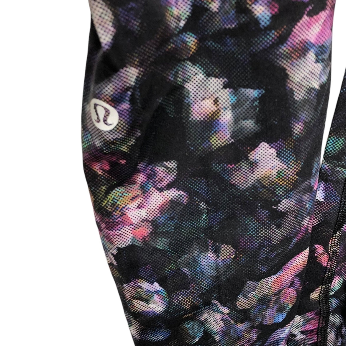 Athletic Leggings By Lululemon In Floral Print, Size: 4