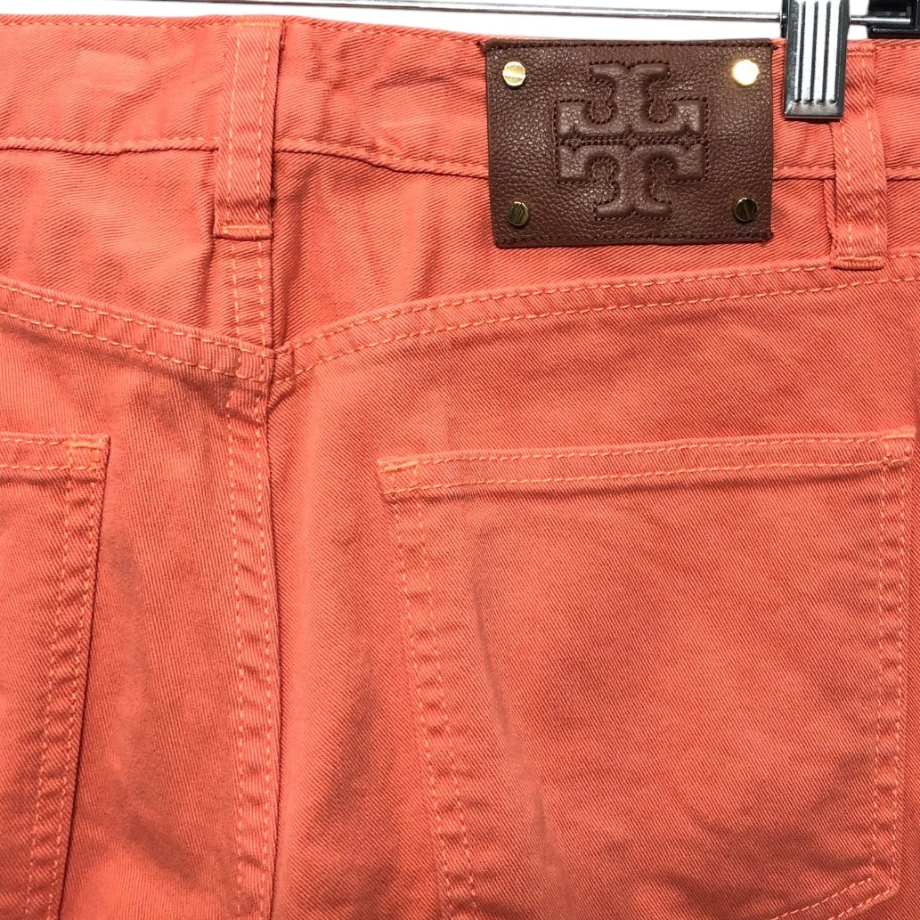 Jeans Designer By Tory Burch In Orange, Size: 4