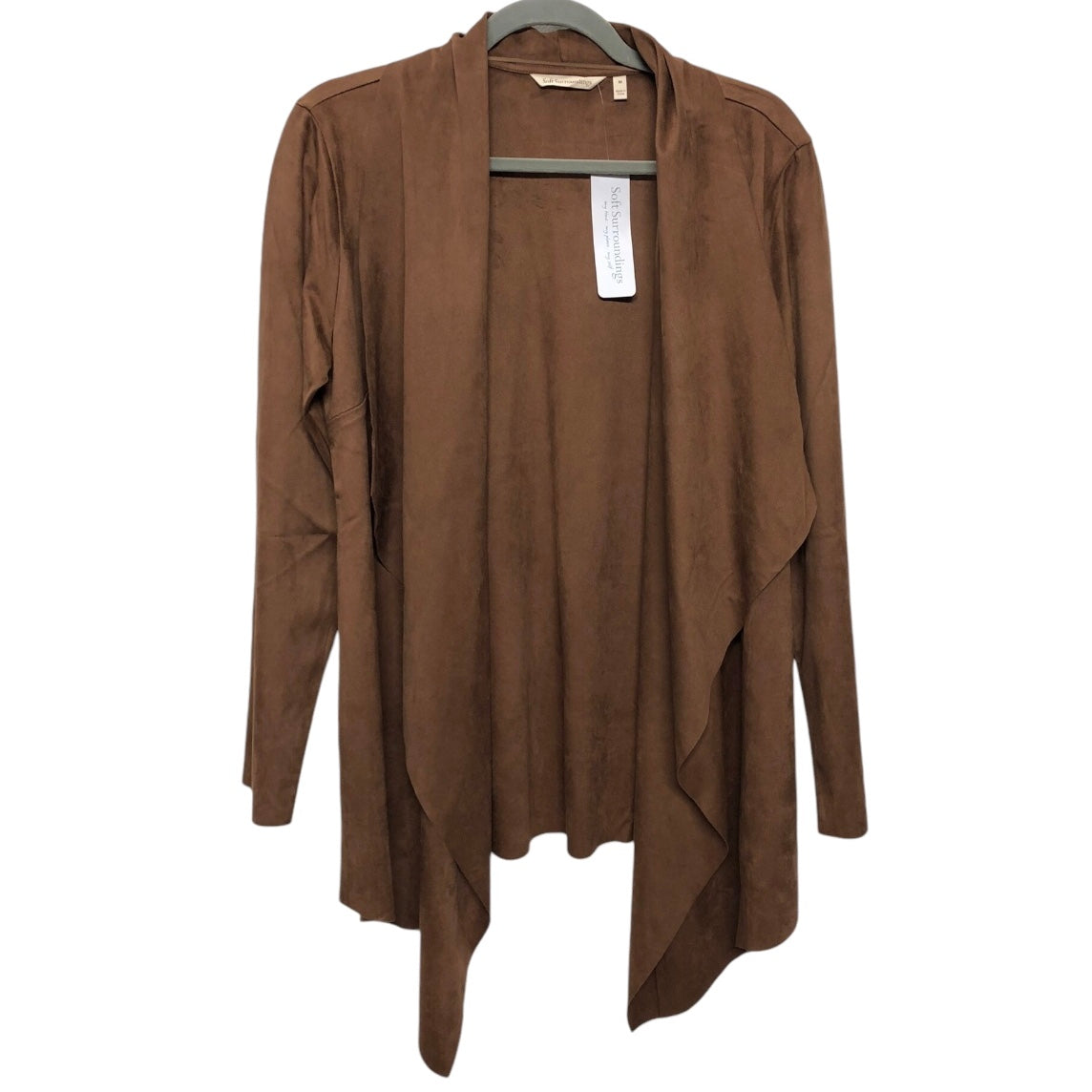 Cardigan By Soft Surroundings In Brown, Size: M