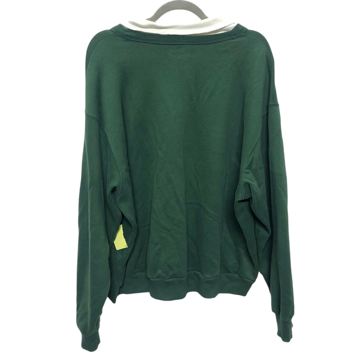 Sweatshirt Collar By Hollister In Green, Size: Xl