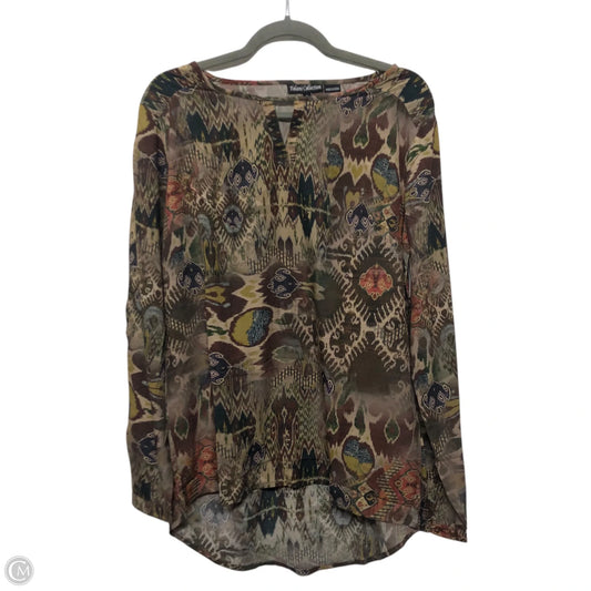 Top Long Sleeve By Tolani In Multi-colored, Size: S