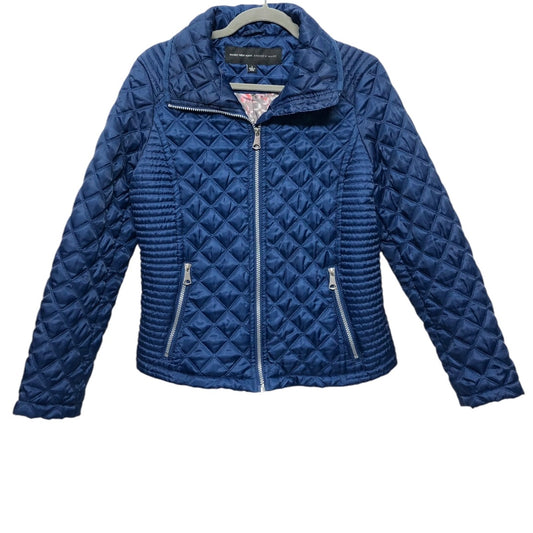 Jacket Puffer & Quilted By Marc New York In Blue, Size: S