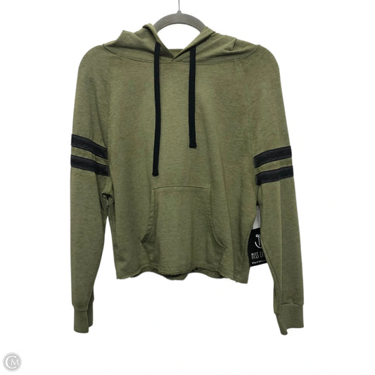 Athletic Sweatshirt Hoodie By Miss Chievous In Green, Size: S