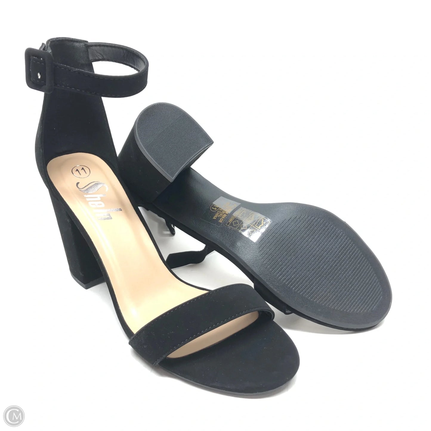 Shoes Heels Block By Clothes Mentor In Black, Size: 11