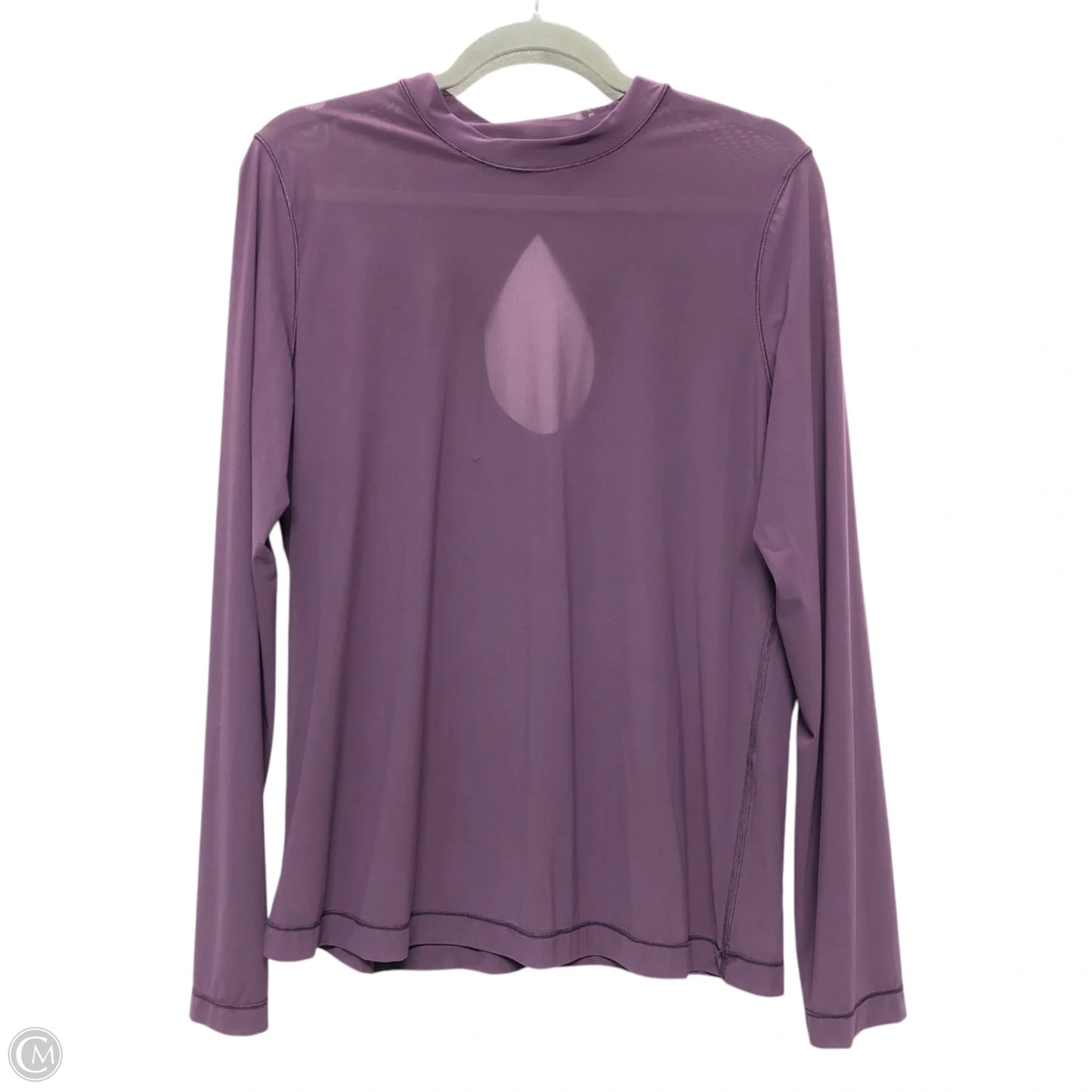 Top Long Sleeve By Lululemon In Purple, Size: M