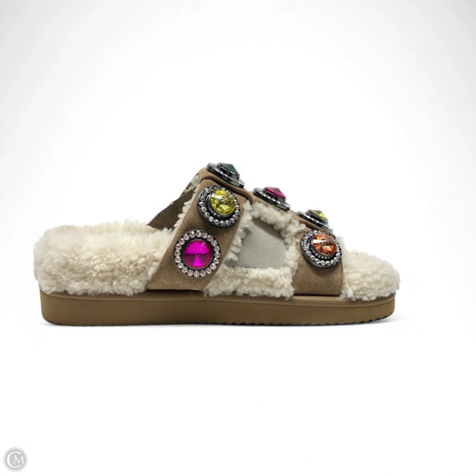 Sandals Designer By Kurt Geiger In Cream, Size: 7.5