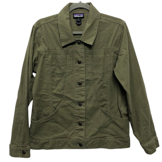 Jacket Denim By Patagonia In Green, Size: M