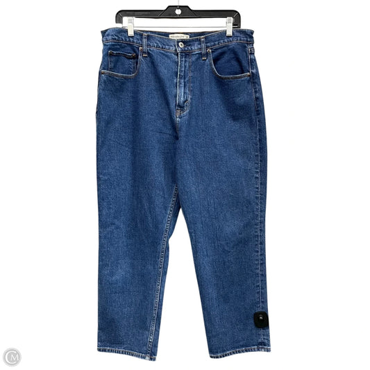 Jeans Straight By Abercrombie And Fitch In Blue, Size: 14