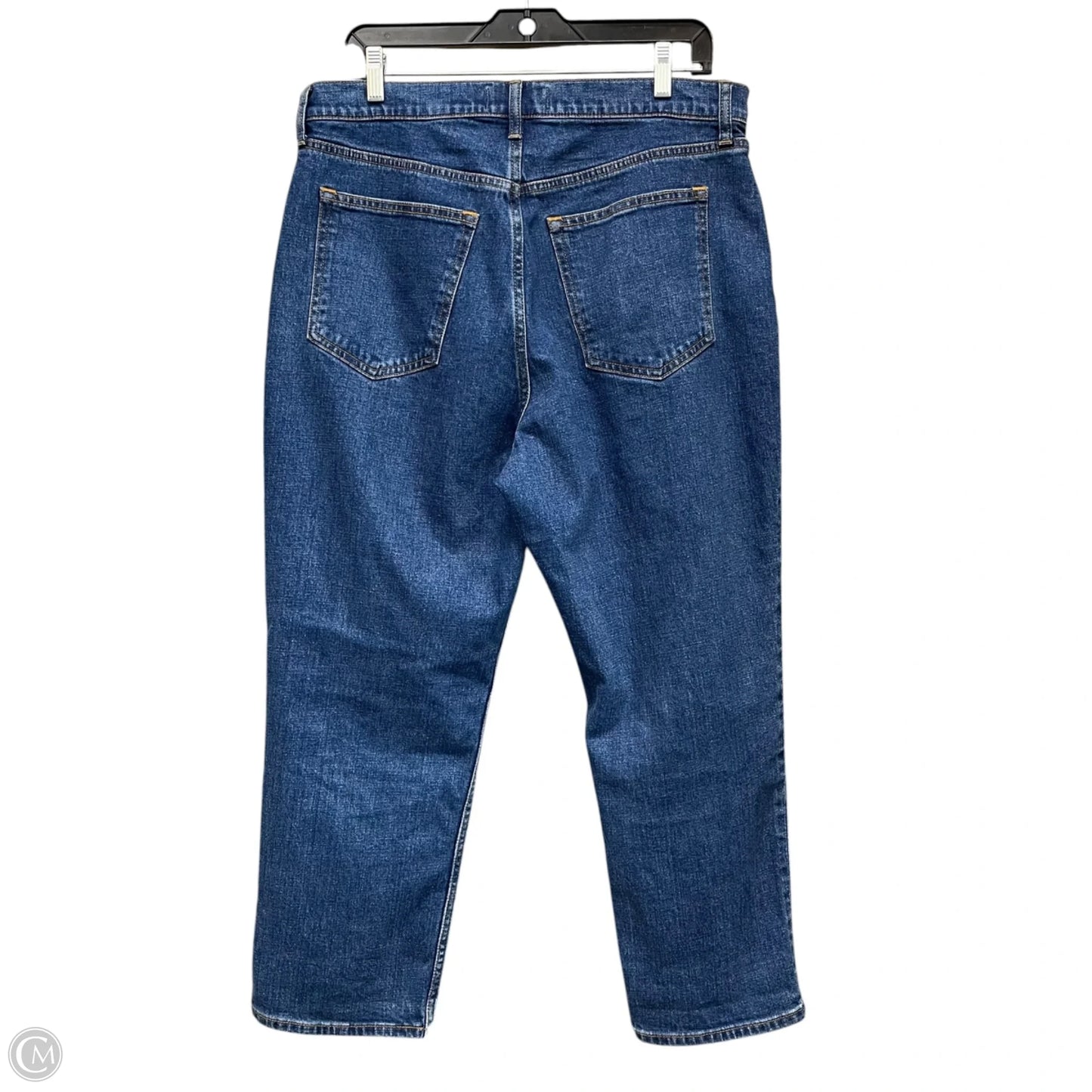 Jeans Straight By Abercrombie And Fitch In Blue, Size: 14
