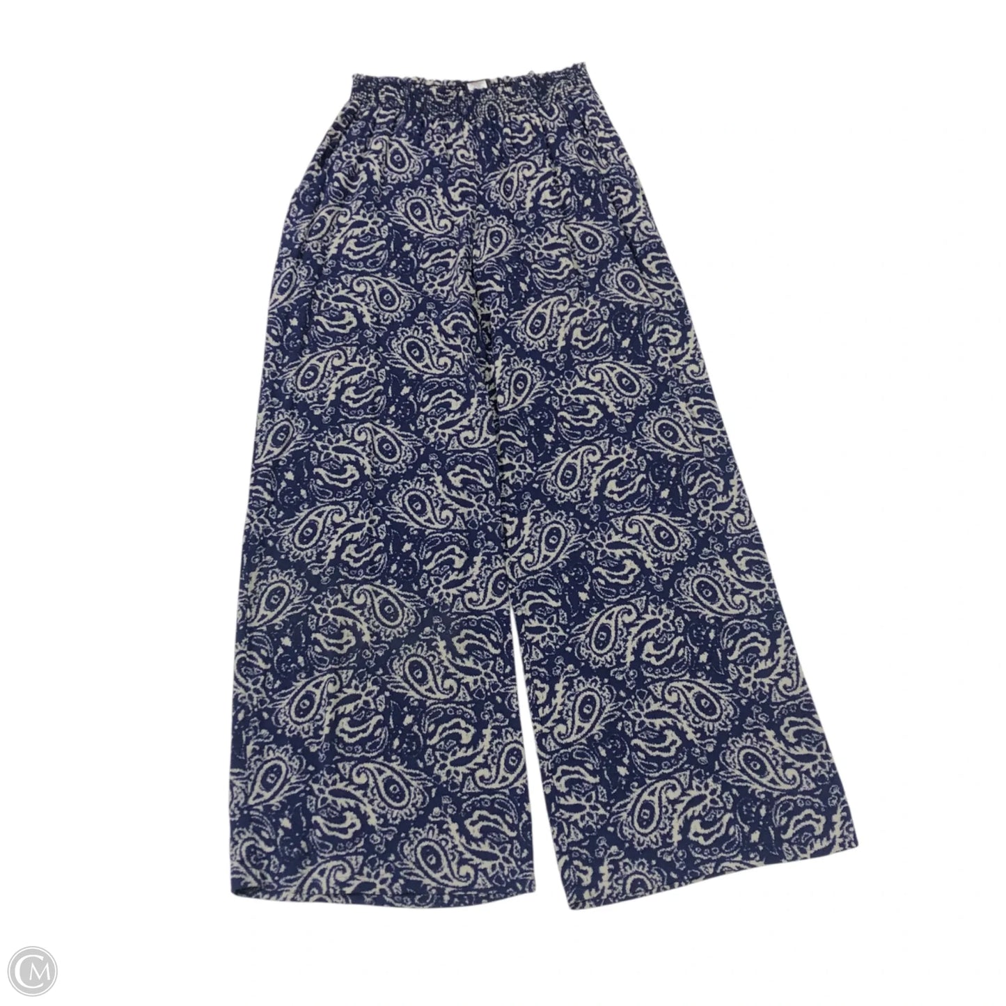 Pants Other By Bobeau In Blue & Cream, Size: M