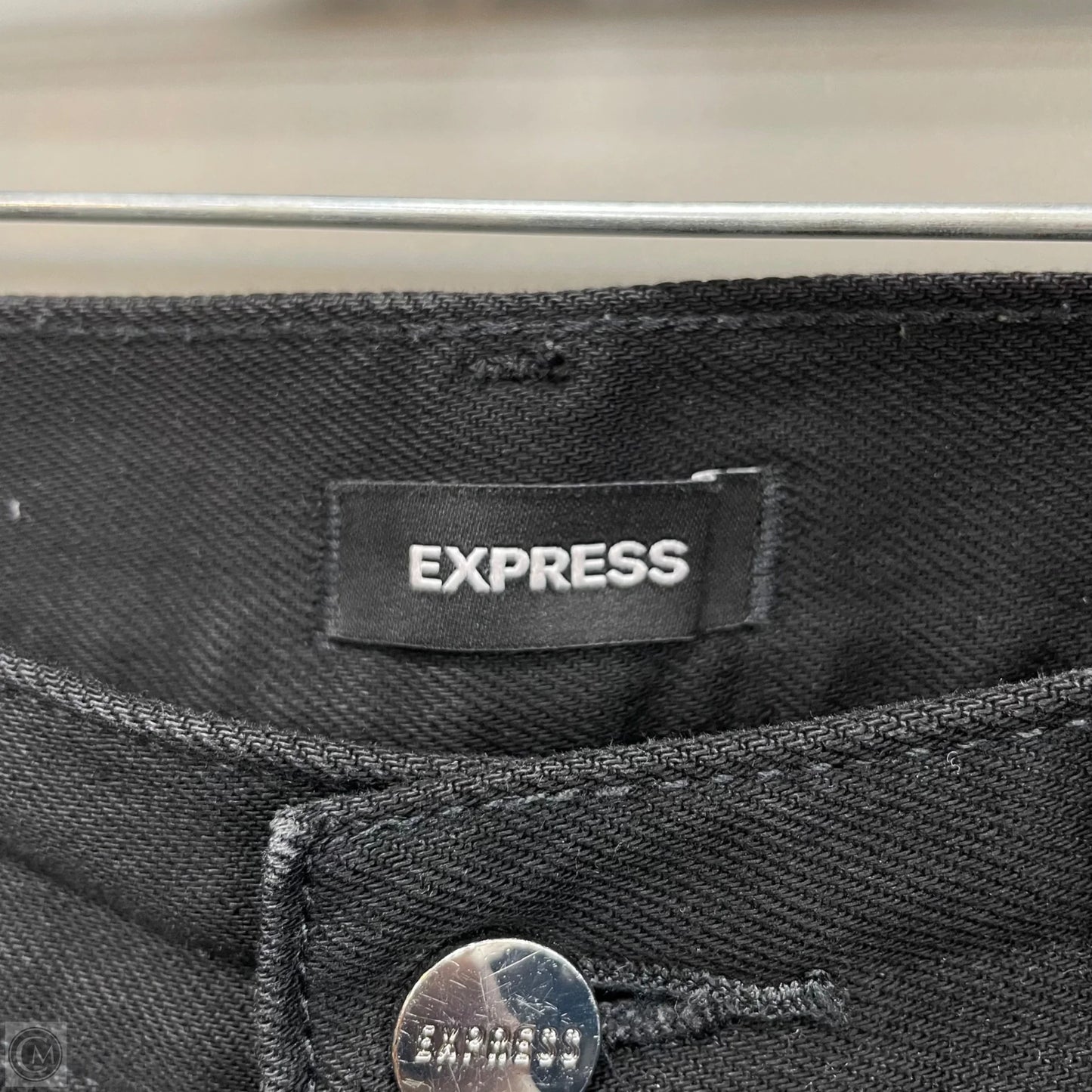 Jeans Straight By Express In Black, Size: 6
