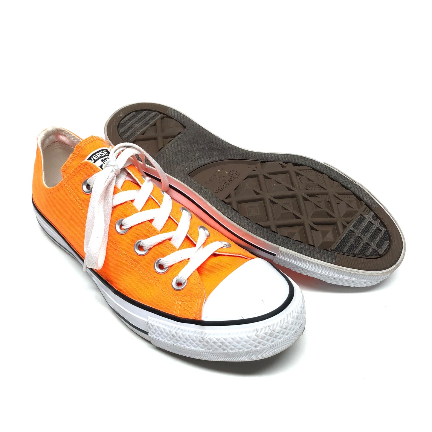 Shoes Sneakers By Converse In Orange, Size: 9