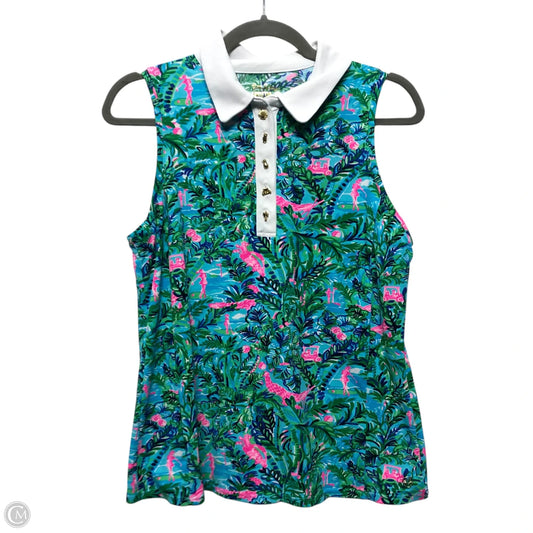 Top Sleeveless Designer By Lilly Pulitzer In Multi-colored, Size: M