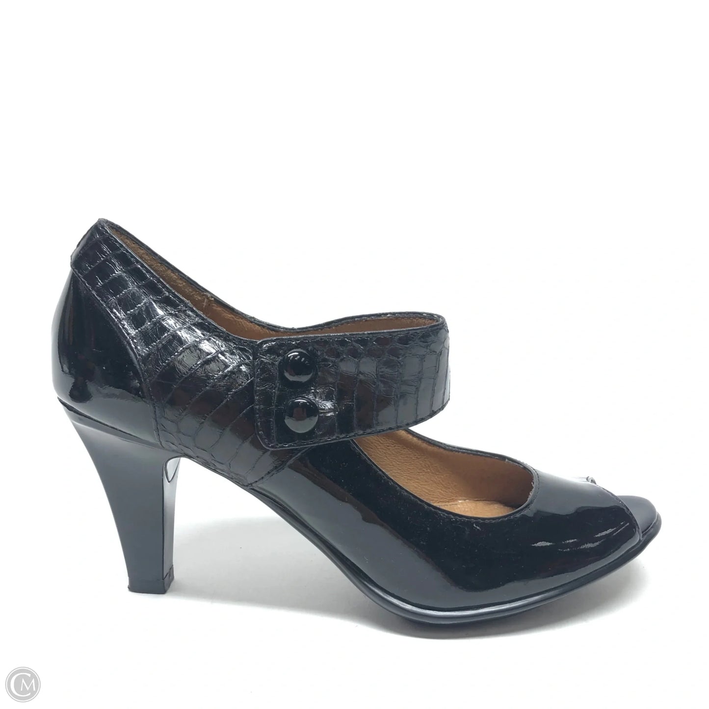 Shoes Heels Block By Sofft In Black, Size: 8.5