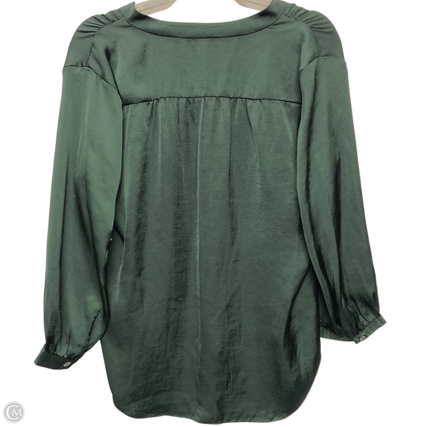 Top Long Sleeve By Vince Camuto In Green, Size: S