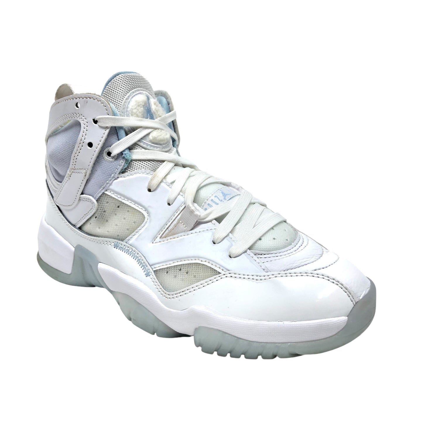 Shoes Designer By Jordan In White, Size: 8.5