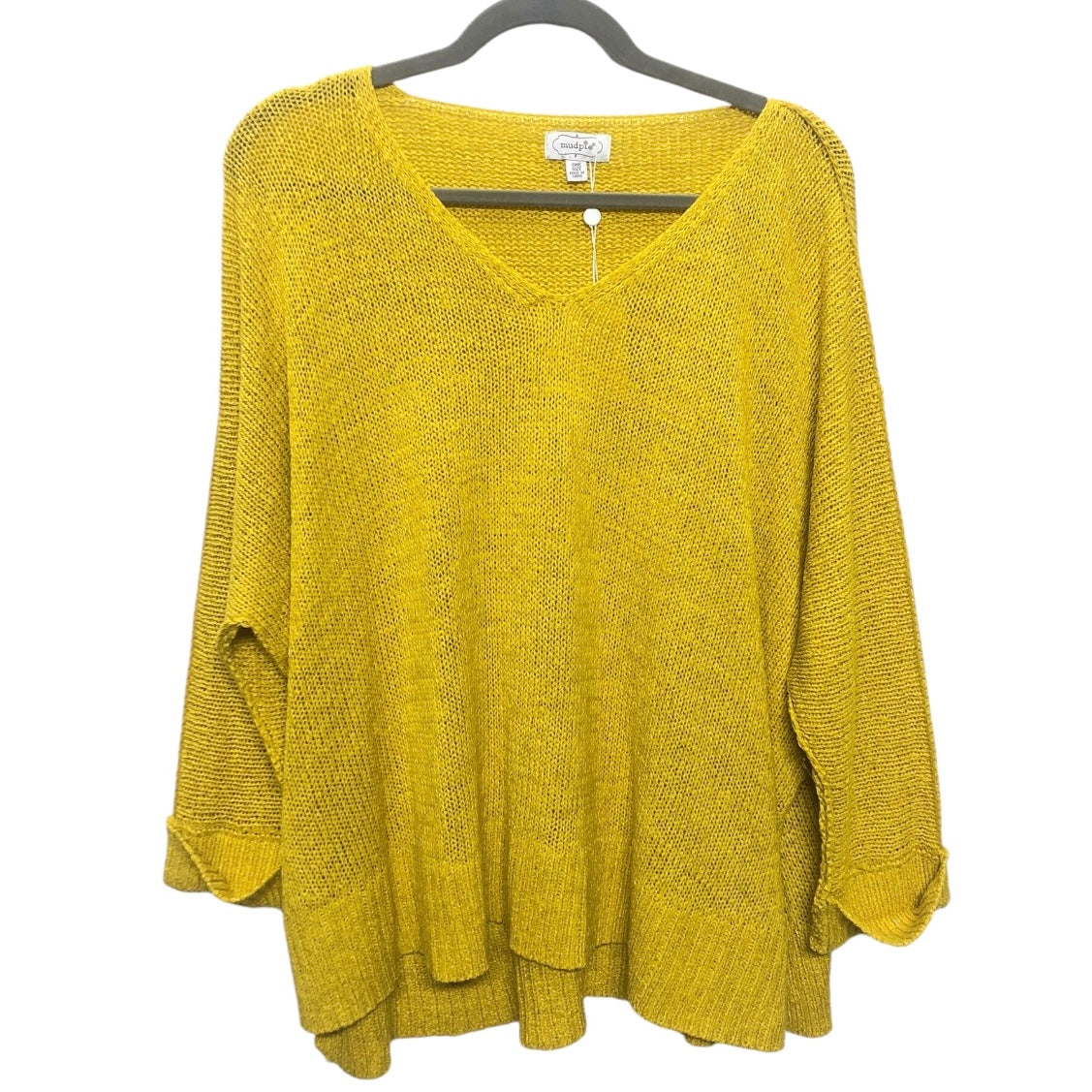 Sweater By Mudpie In Yellow, Size: Osfm