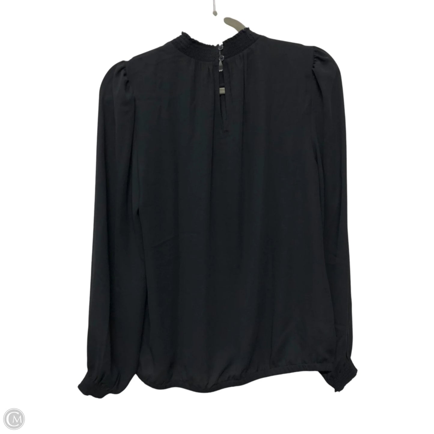 Blouse Long Sleeve By Loft In Grey, Size: S