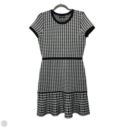 Dress Designer By Karl Lagerfeld In Black & White, Size: S