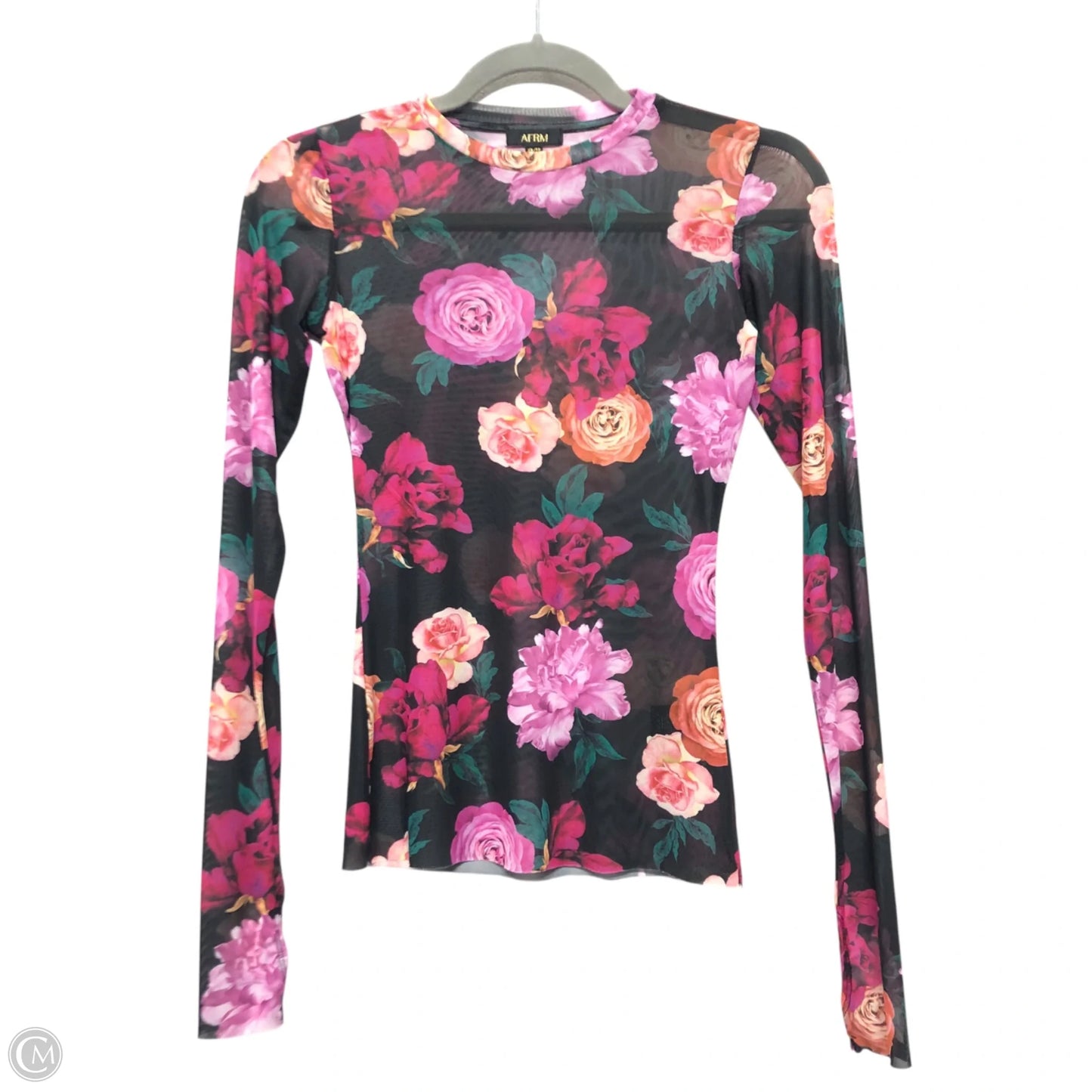 Blouse Long Sleeve By Clothes Mentor In Floral Print, Size: Xs