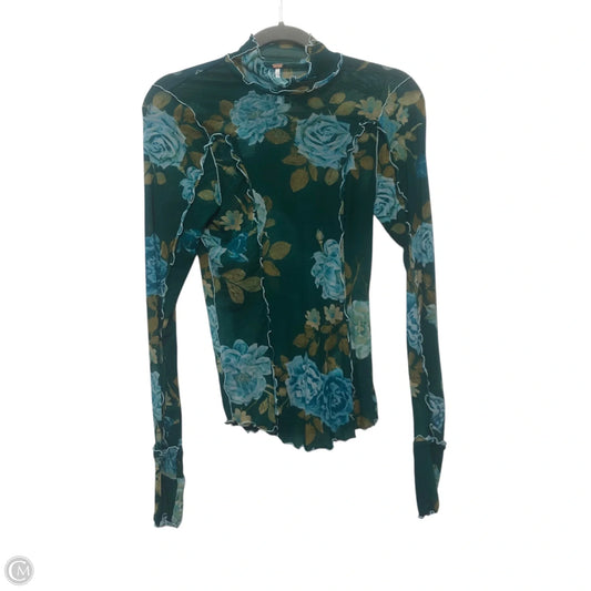 Top Long Sleeve By Free People In Green, Size: S