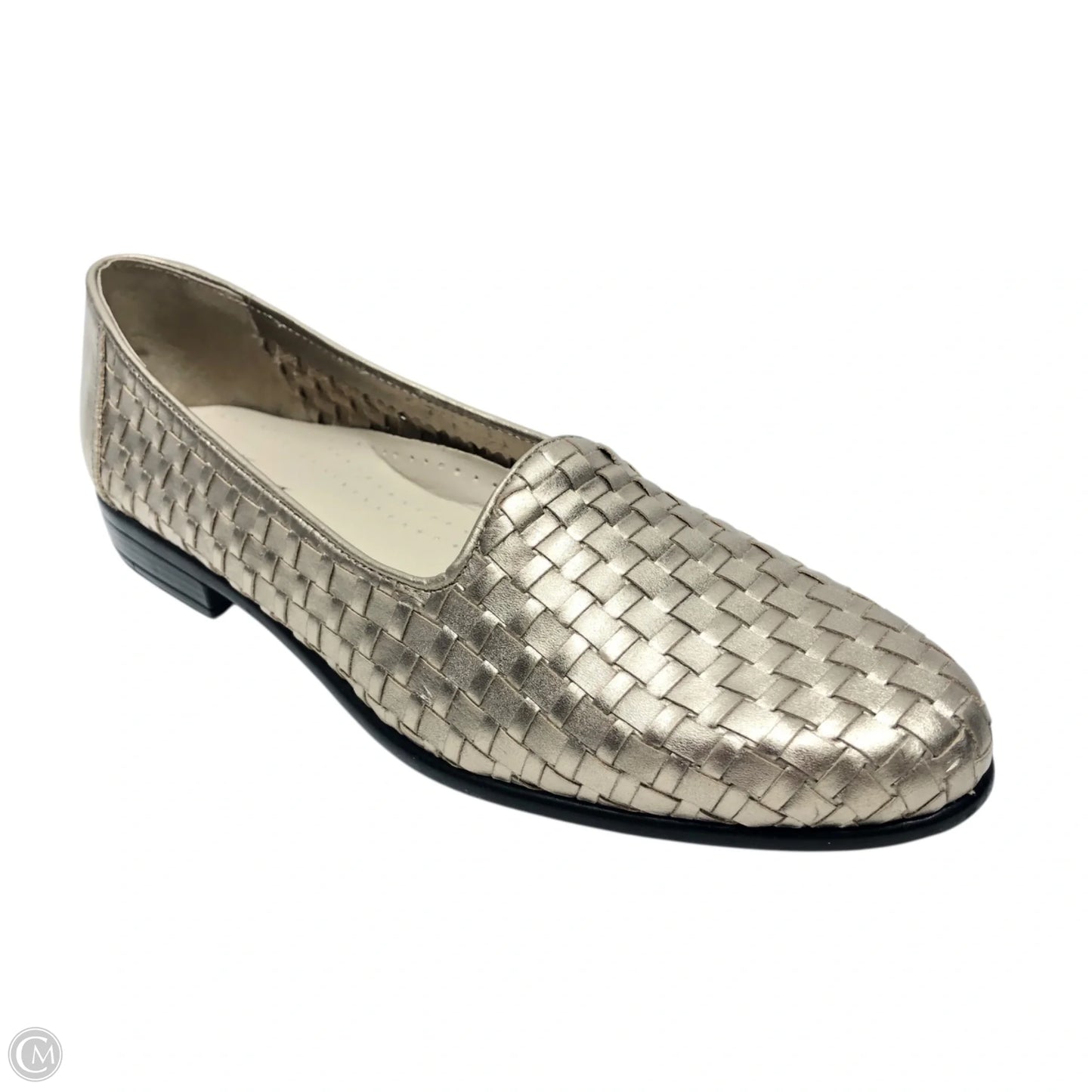 Shoes Flats By Cmb In Gold, Size: 9.5