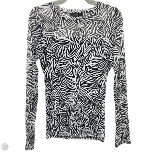 Top Long Sleeve By Sanctuary In Animal Print, Size: L