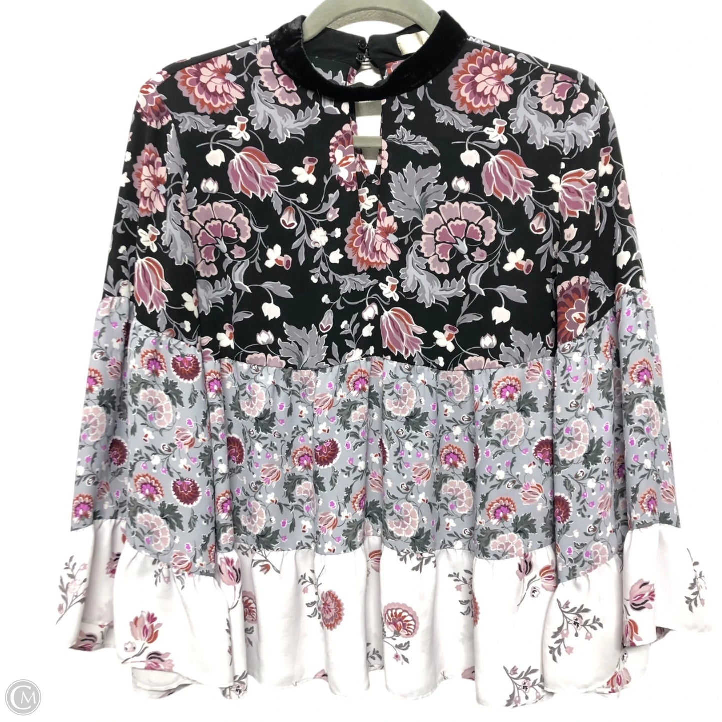 Top Long Sleeve By Loft In Multi-colored, Size: Xs