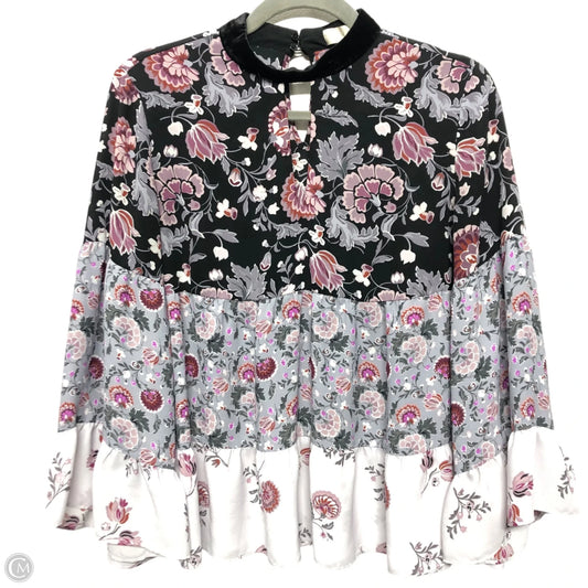 Top Long Sleeve By Loft In Multi-colored, Size: Xs