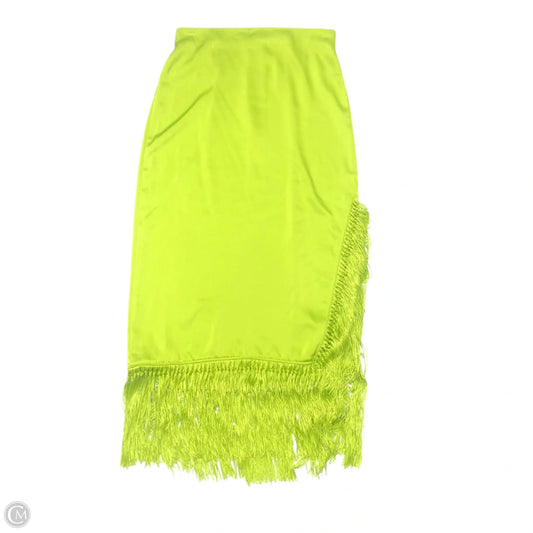 Skirt Midi By Rachel Zoe In Chartreuse, Size: S
