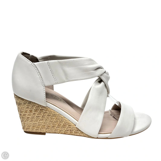 Shoes Heels Wedge By Preston And New York In White, Size: 6