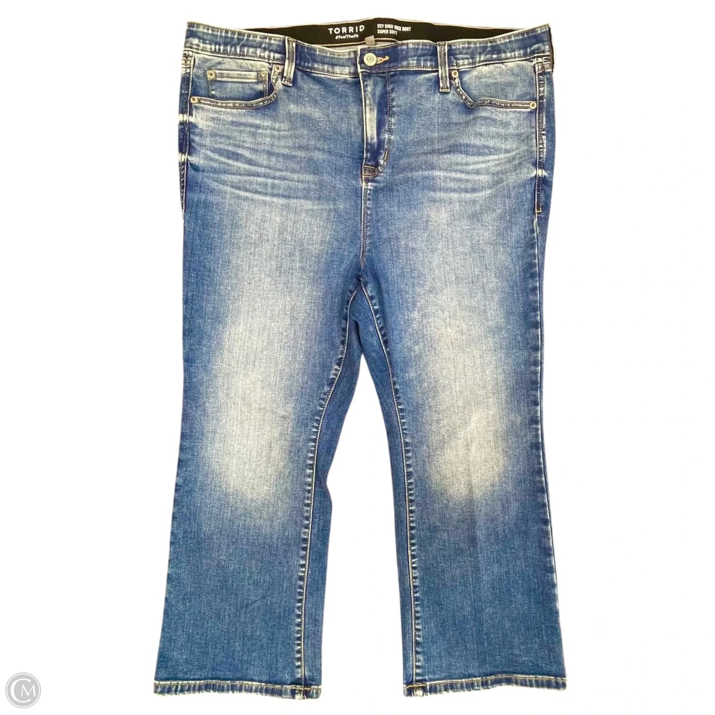 Jeans Boot Cut By Torrid In Blue, Size: 18
