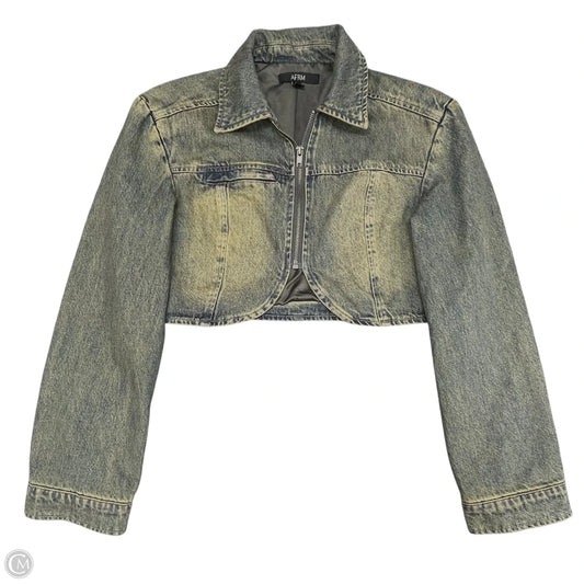 Jacket Denim By Clothes Mentor In Blue, Size: Xs