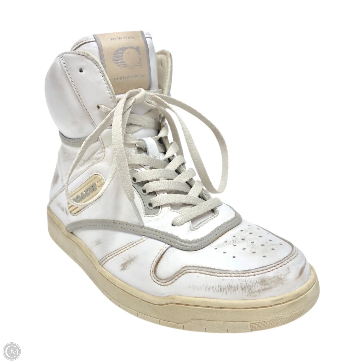 Shoes Designer By Coach In White, Size: 8.5