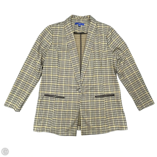 Blazer By Apt 9 In Plaid Pattern, Size: Xl