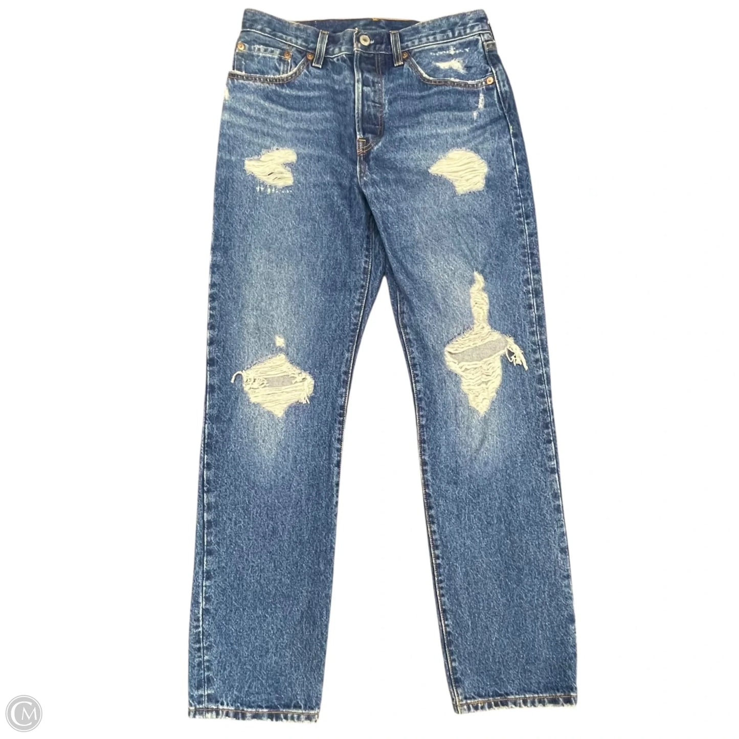 Jeans Straight By Levis In Blue, Size: 4