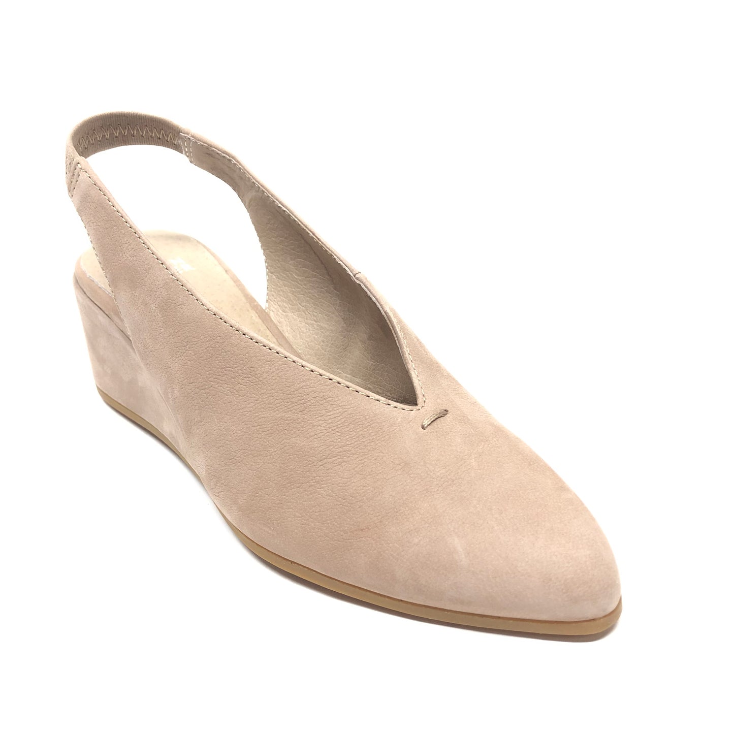 Shoes Heels Wedge By Eileen Fisher In Tan, Size: 6.5