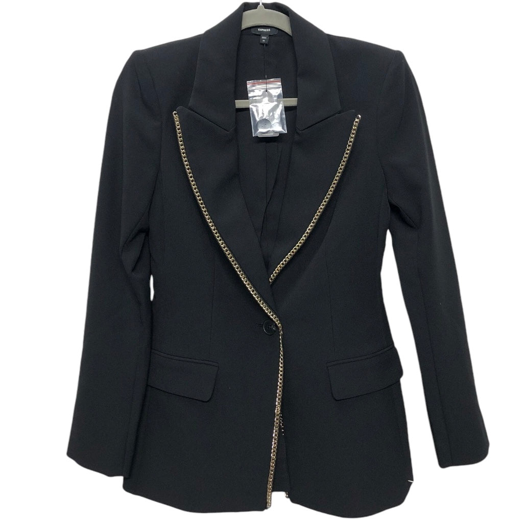 Blazer By Express In Black, Size: Xs