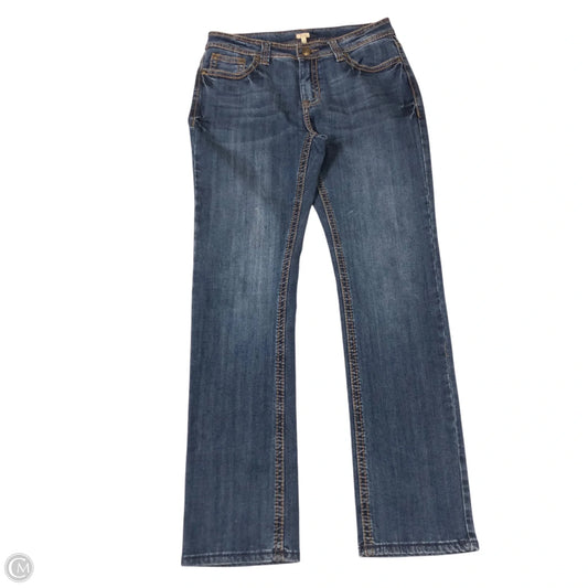 Jeans Straight By Reba In Blue Denim, Size: 8