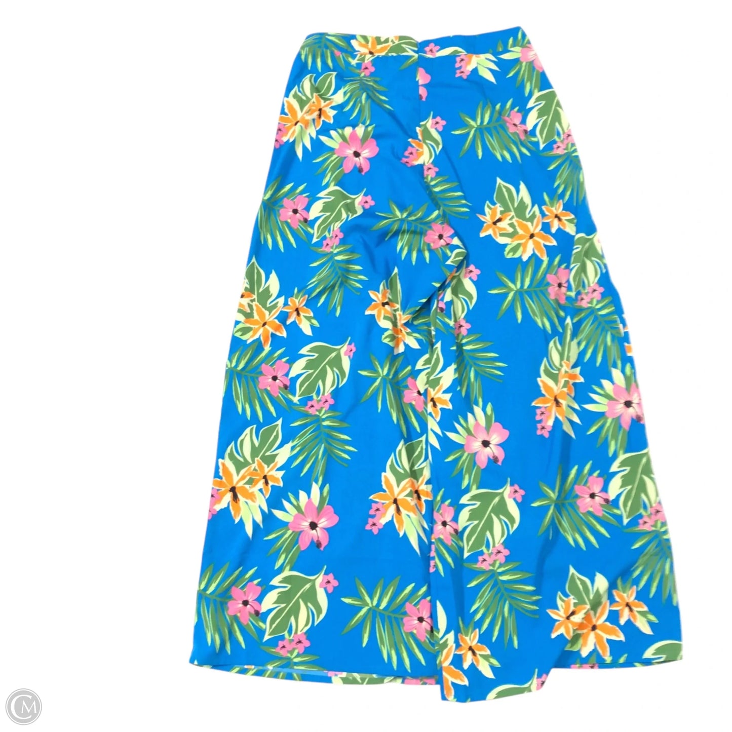 Pants Linen By Clothes Mentor In Blue, Size: L