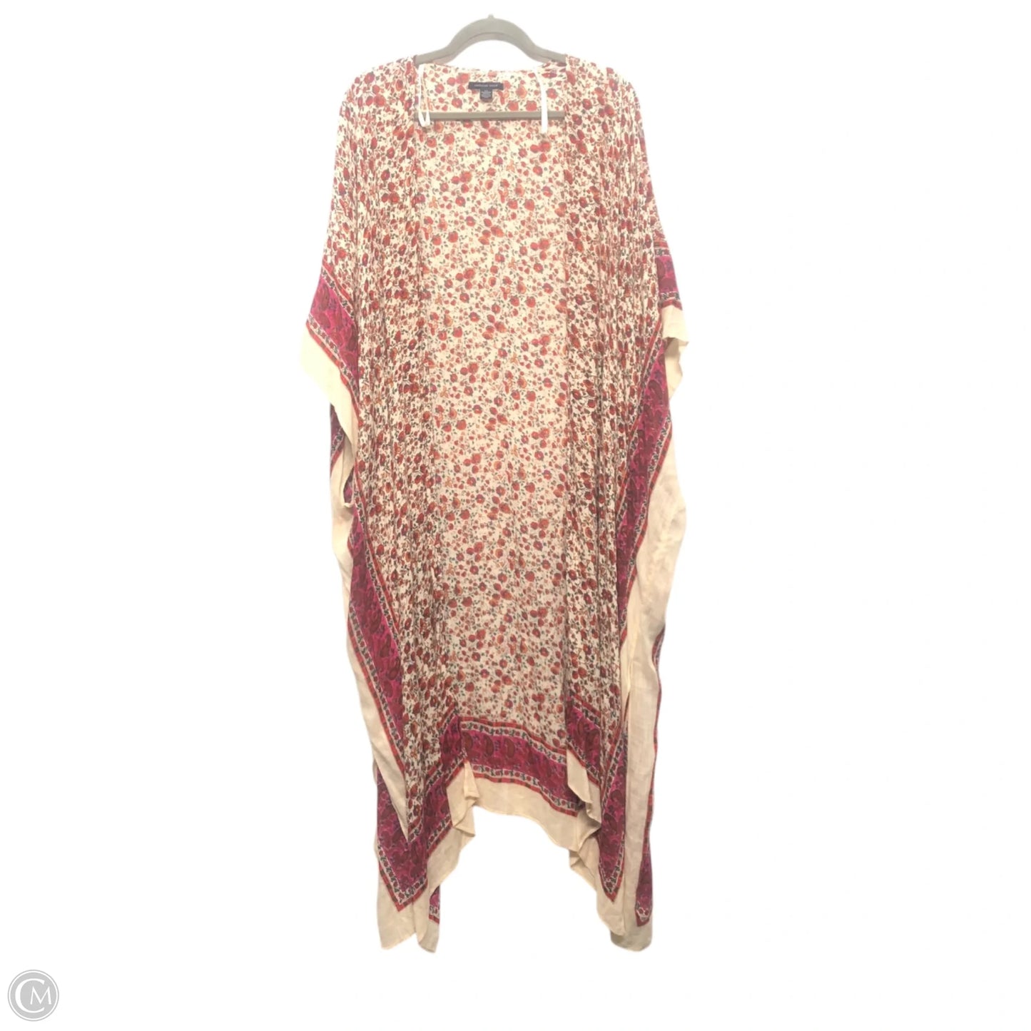 Kimono By American Eagle In Floral Print, Size: S
